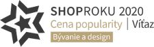 ShopRoku 2020 - Cena popularity - Víťaz - Bývanie a design