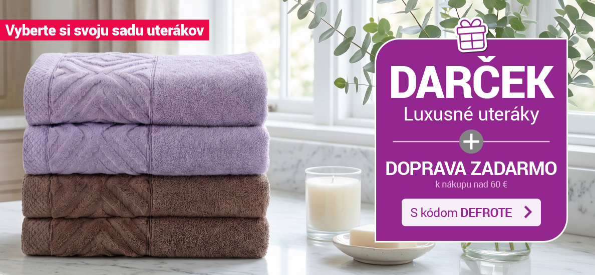 Sada uterákov zdarma k objednávke
